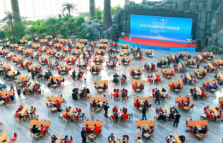 2026年全国桥牌少年团体赛石家庄开幕